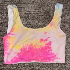 Superdown Tie-Dye Crop Tank